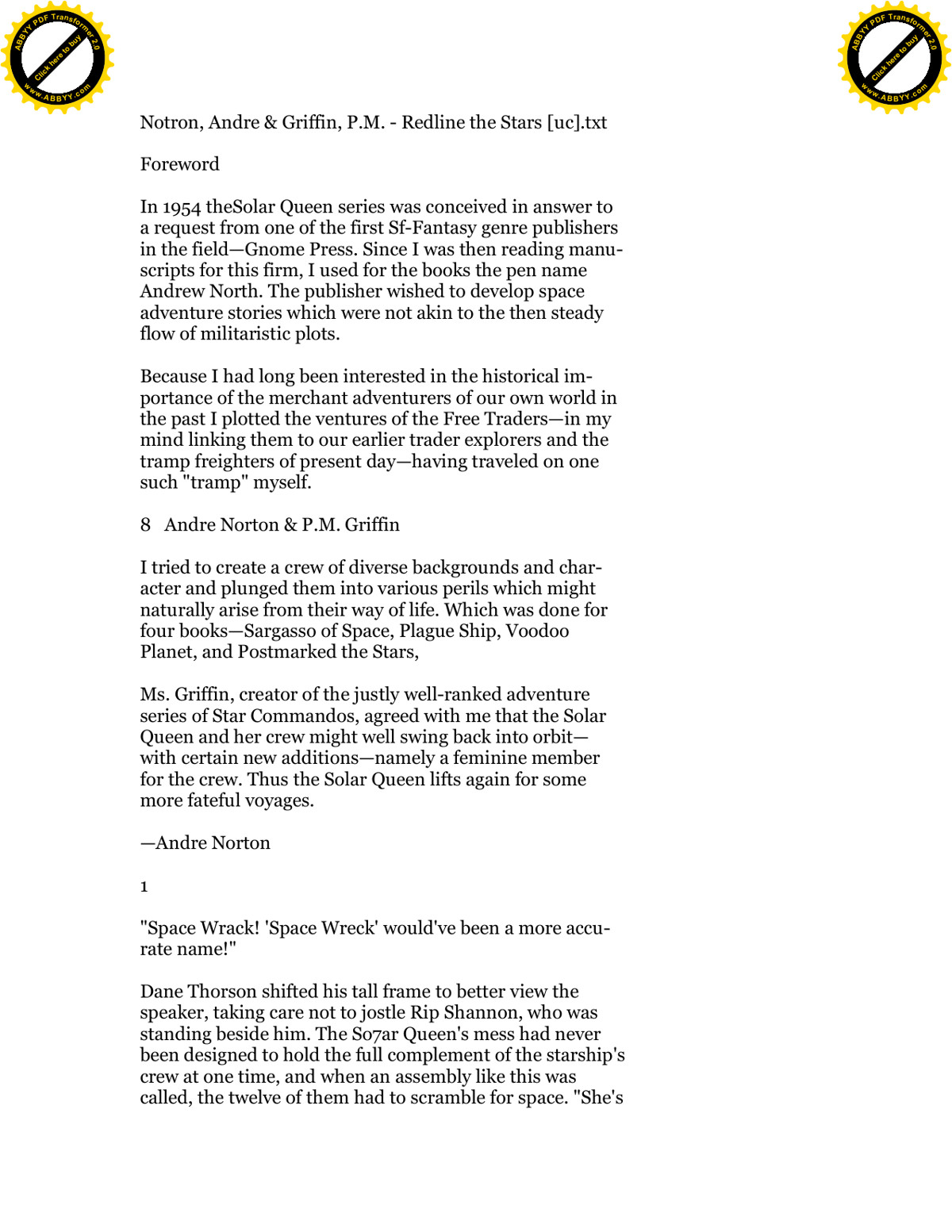 Norton, Andre - Solar Queen 05