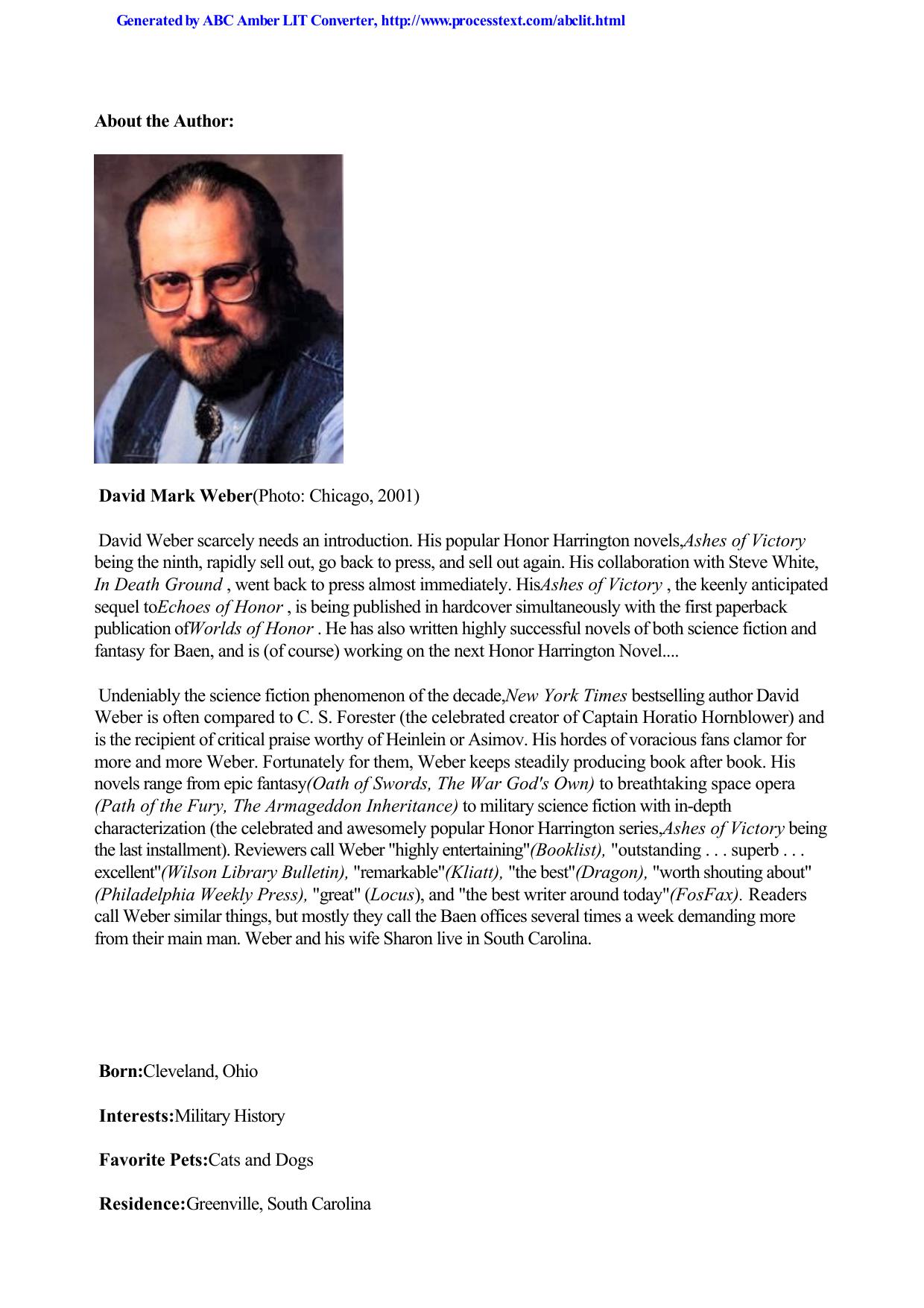 David Weber - [Honor Harrington 11] At All Costs