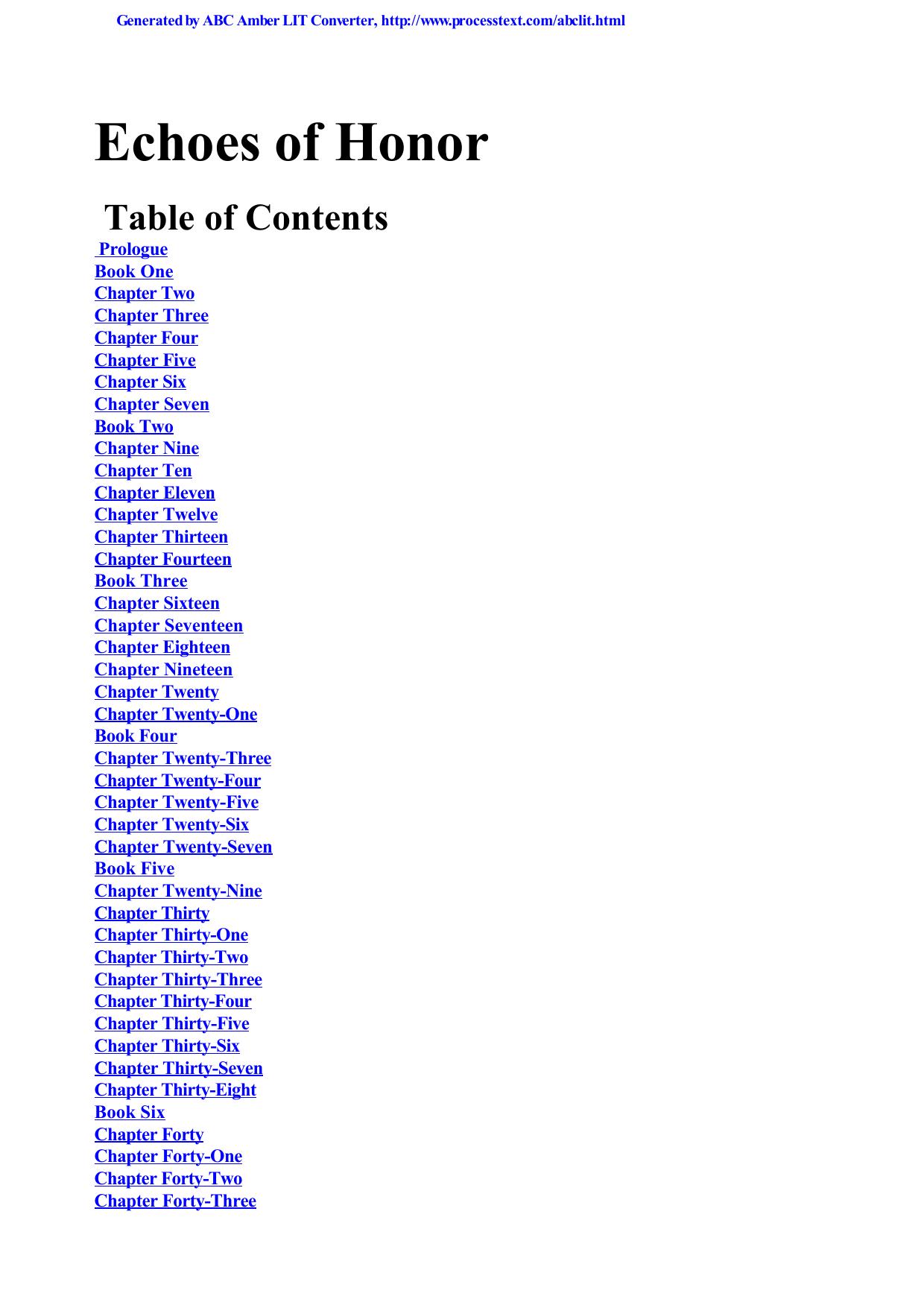 David Weber - [Honor Harrington 08] Echoes Of Honor