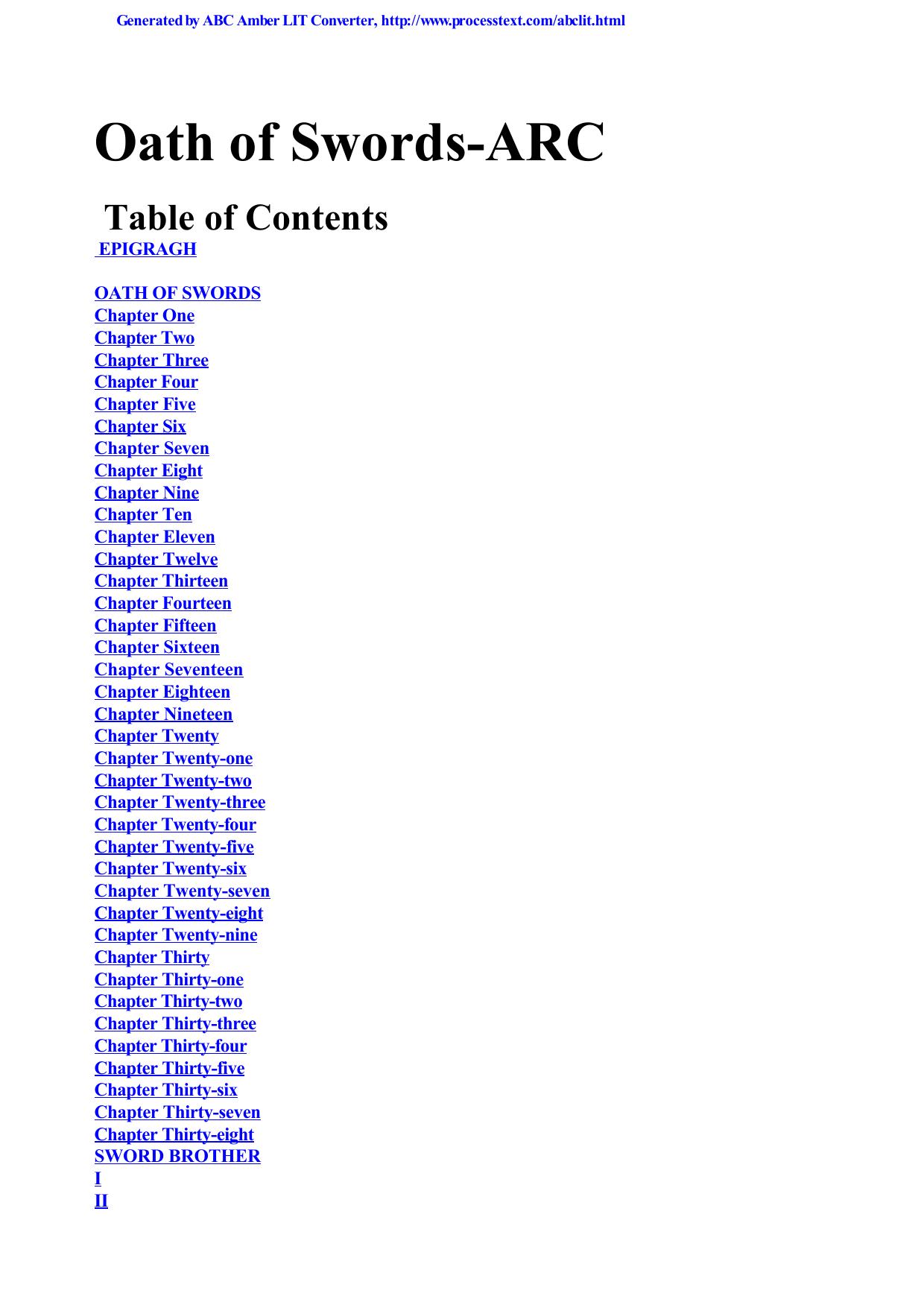 David Weber - [Hrandani 01] - Oath Of Swords