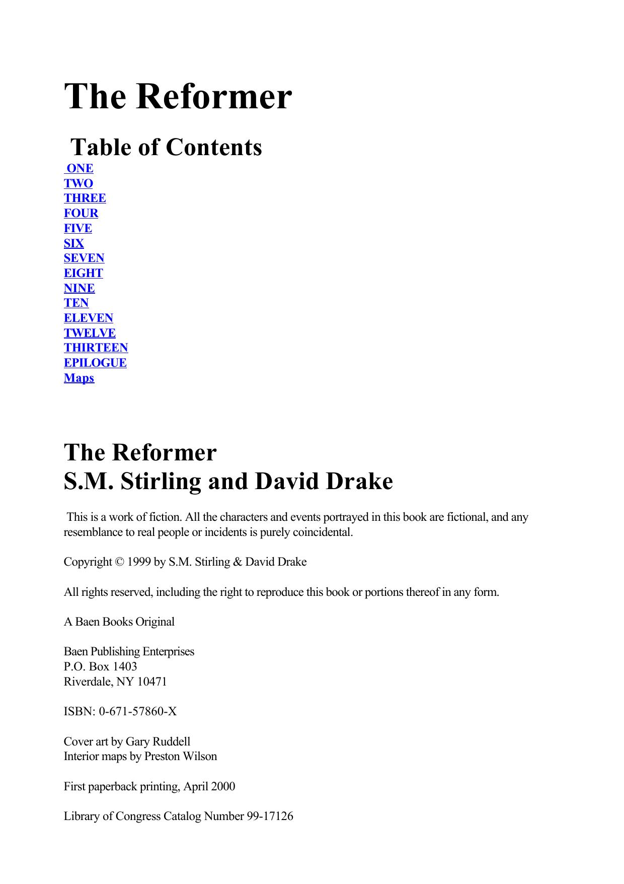 S. M. Stirling - The Reformer