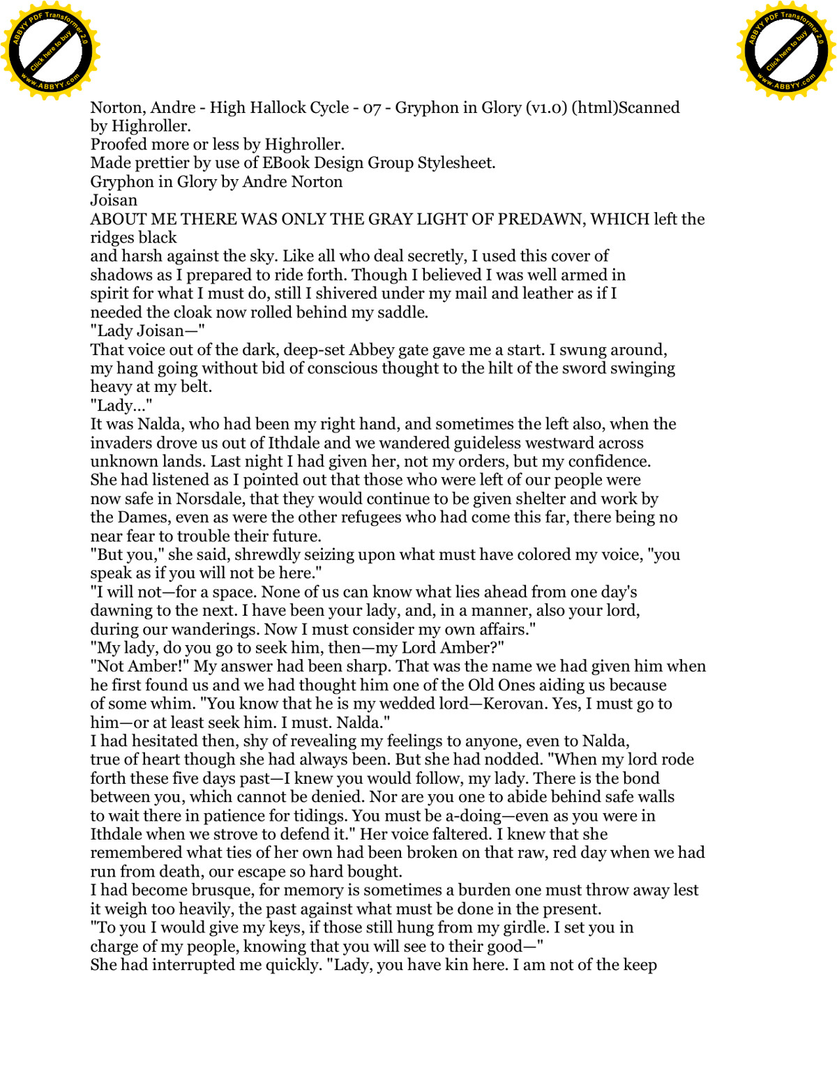 Norton, Andre - Witch World - High Halleck Cycle 07