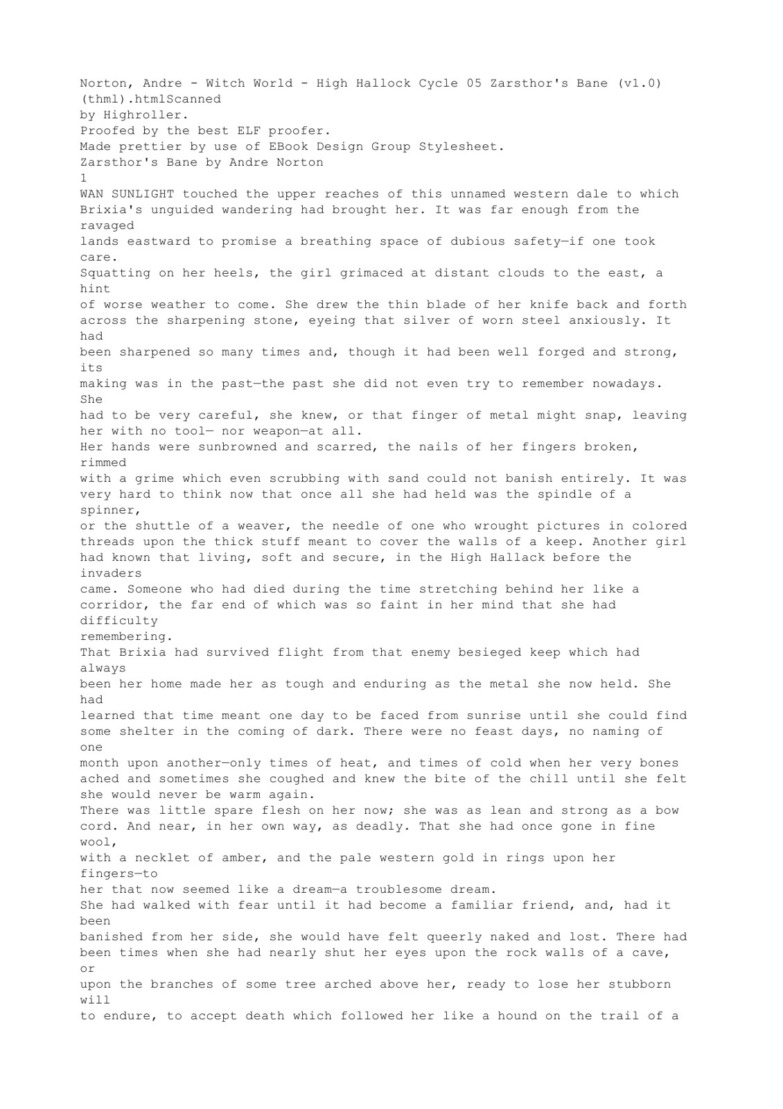 Norton, Andre - Witch World - High Halleck Cycle 06