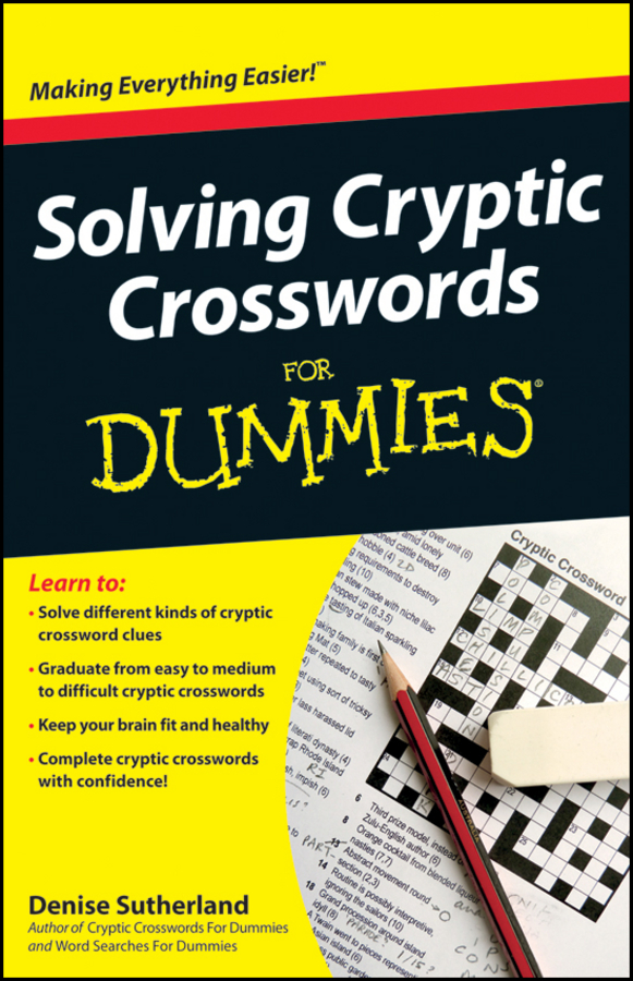 Sutherland, Denise - Solving Cryptic Crosswords For Dummies