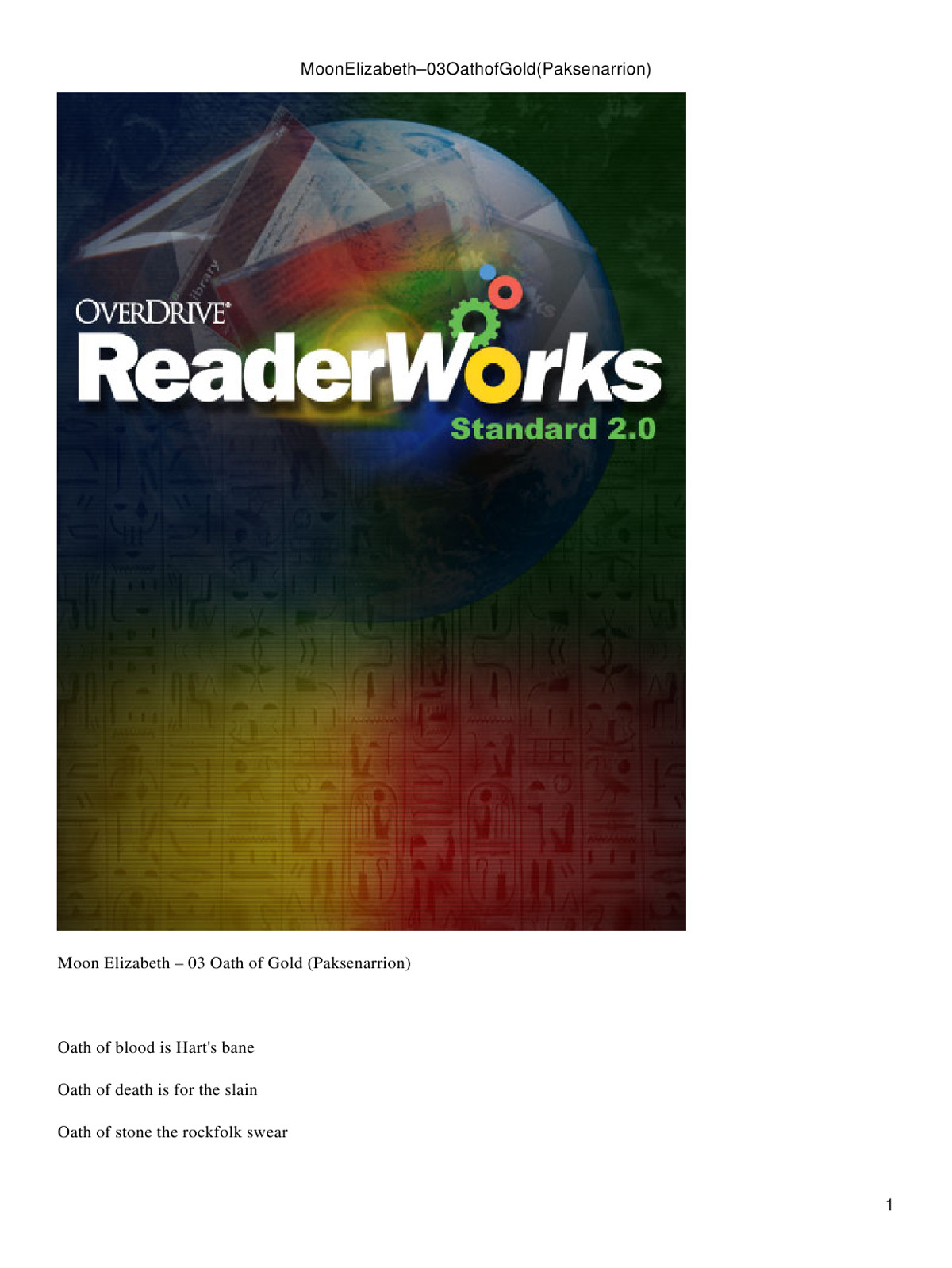 Moon, Elizabeth - Paksenarrion 03