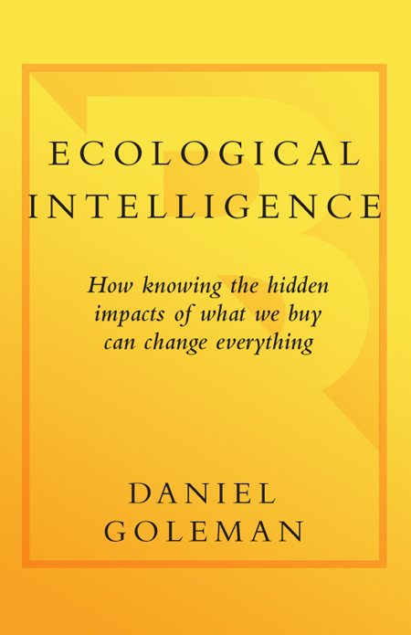 Ecological Intelligence: How Knowing the Hidden Impacts of What We Buy Can Change Everything