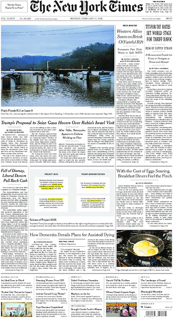 The New York Times (Web) [17 Feb, 2025]