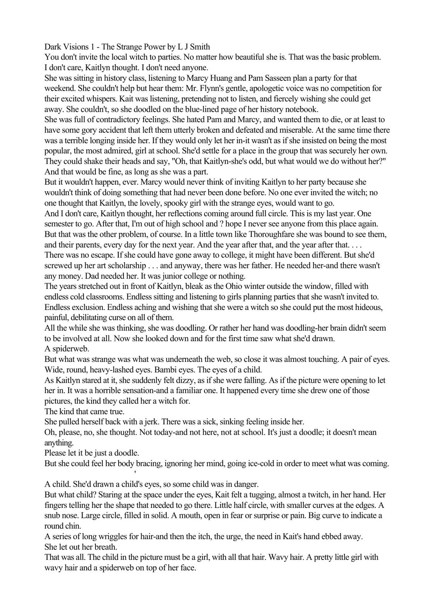 Dark Visions 1 The Strange Power