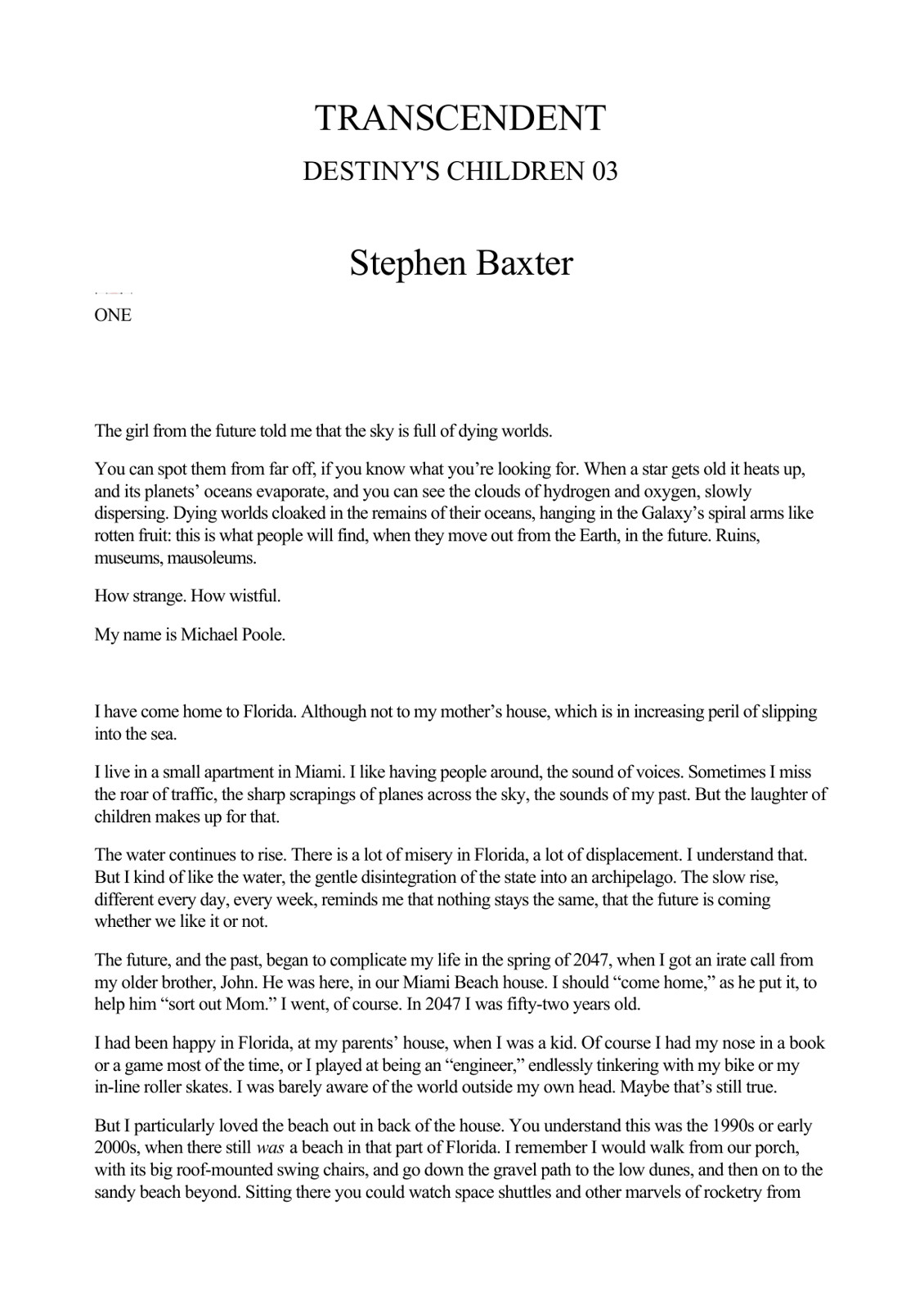 Baxter, Stephen - Destiny's Children 03