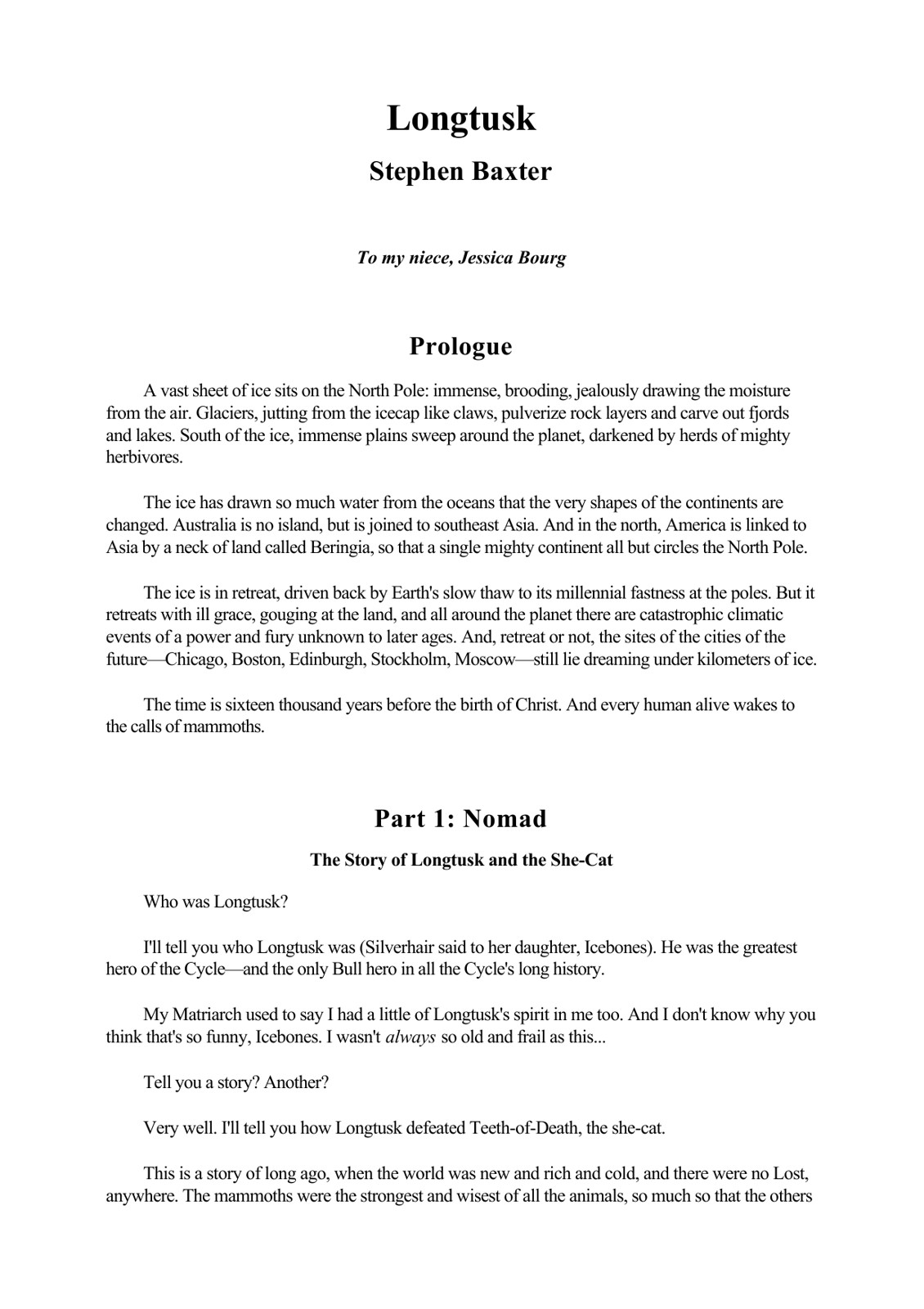 Baxter, Stephen - Mammoth 02