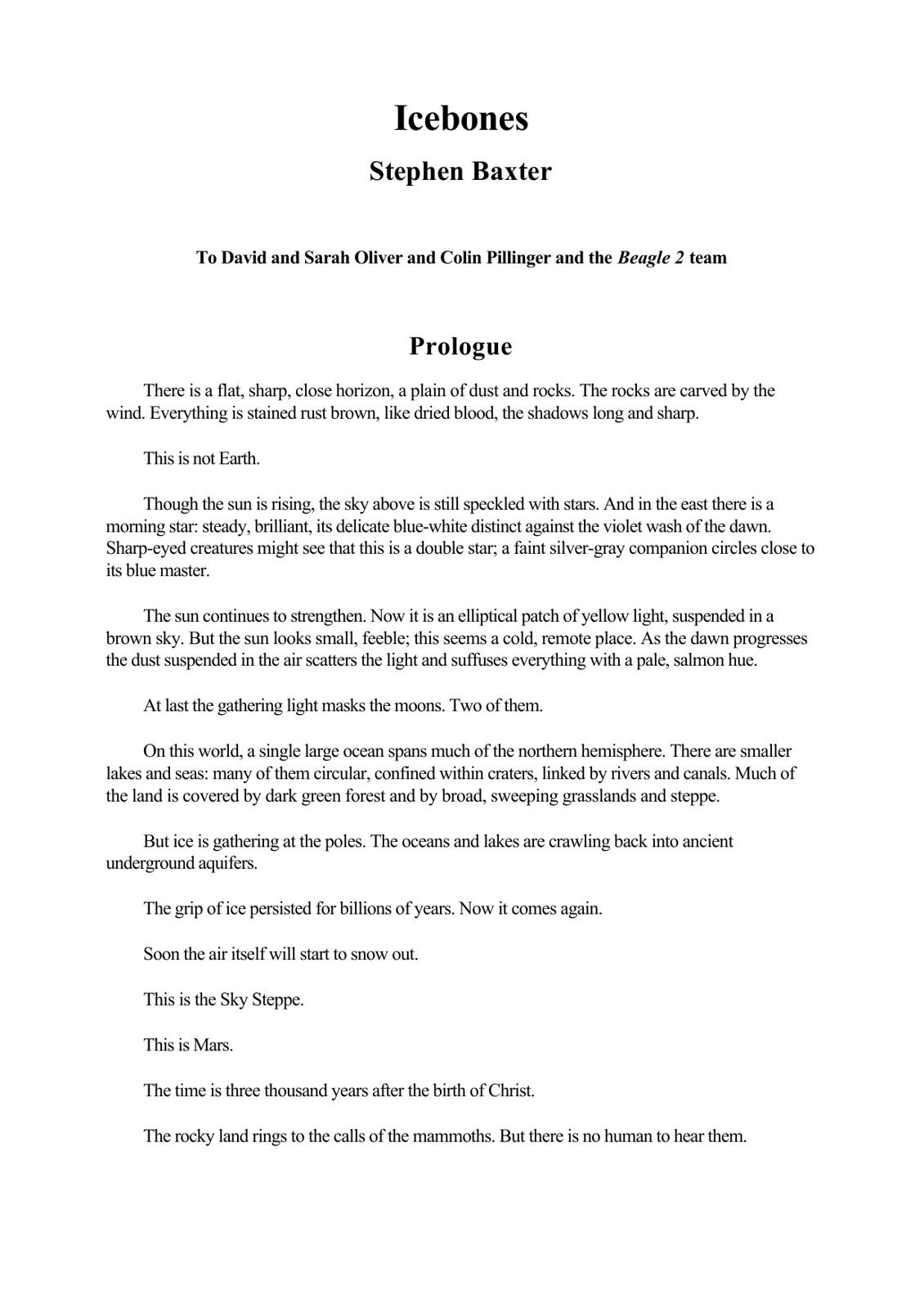 Baxter, Stephen - Mammoth 03