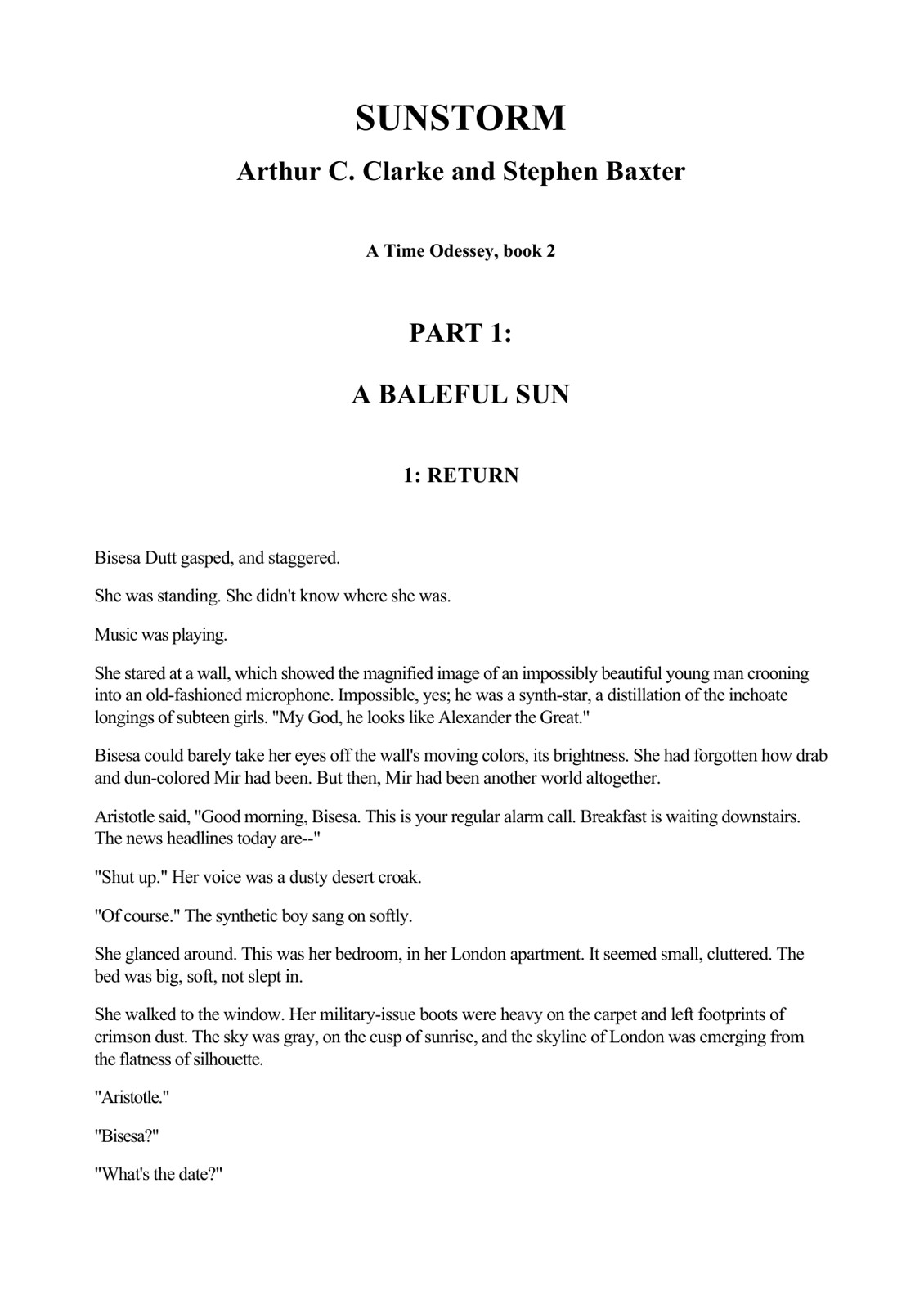 Baxter, Stephen - Time Odyssey 02